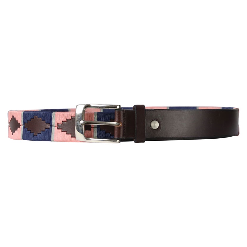 Hy Equestrian Synergy Collection Polo Belt - Navy/Rose - Image 2
