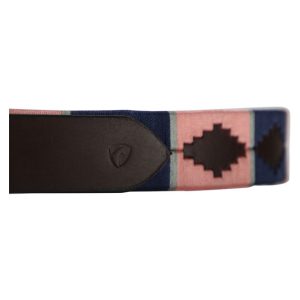 Hy Equestrian Synergy Collection Polo Belt - Navy/Rose