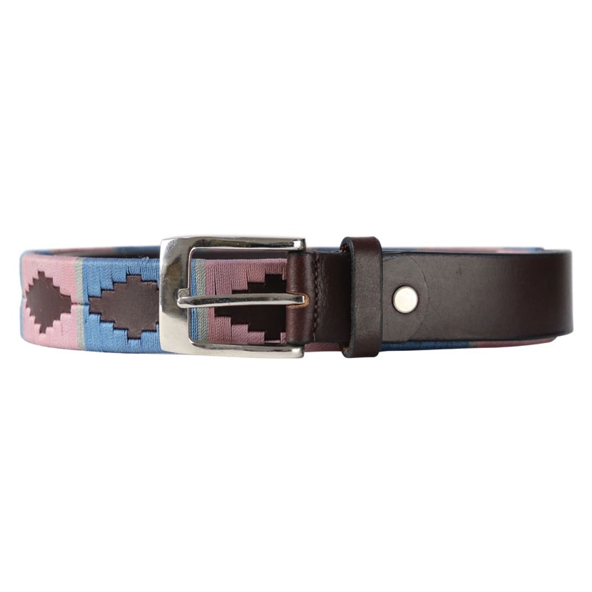 Hy Equestrian Synergy Collection Polo Belt - Grape/Riviera - Image 3