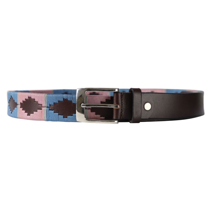 Hy Equestrian Synergy Collection Polo Belt - Grape/Riviera - Image 2