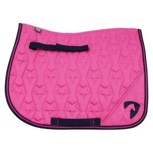 Hy Equestrian Belton Saddle Pad Navy/Pink