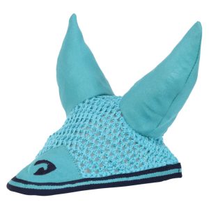 Hy Equestrian Belton Fly Veil - Navy/Teal