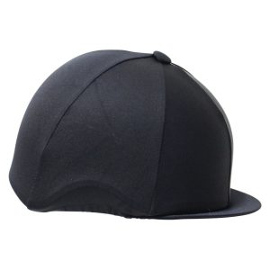 Hy Equestrian Lycra Hat Cover - Black