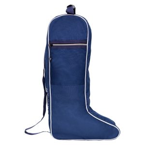 Hy Equestrian Boot Bag - Navy/Grey