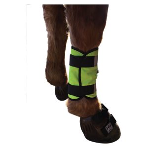 HyVIZ Reflector Horse Leg Wraps - Yellow