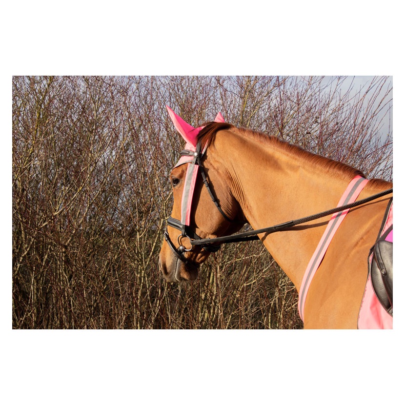 Reflector Martingale by Hy Equestrian - Pink - Image 2