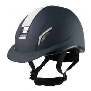 John Whitaker VX2 Sparkle Helmet in Navy - RH038