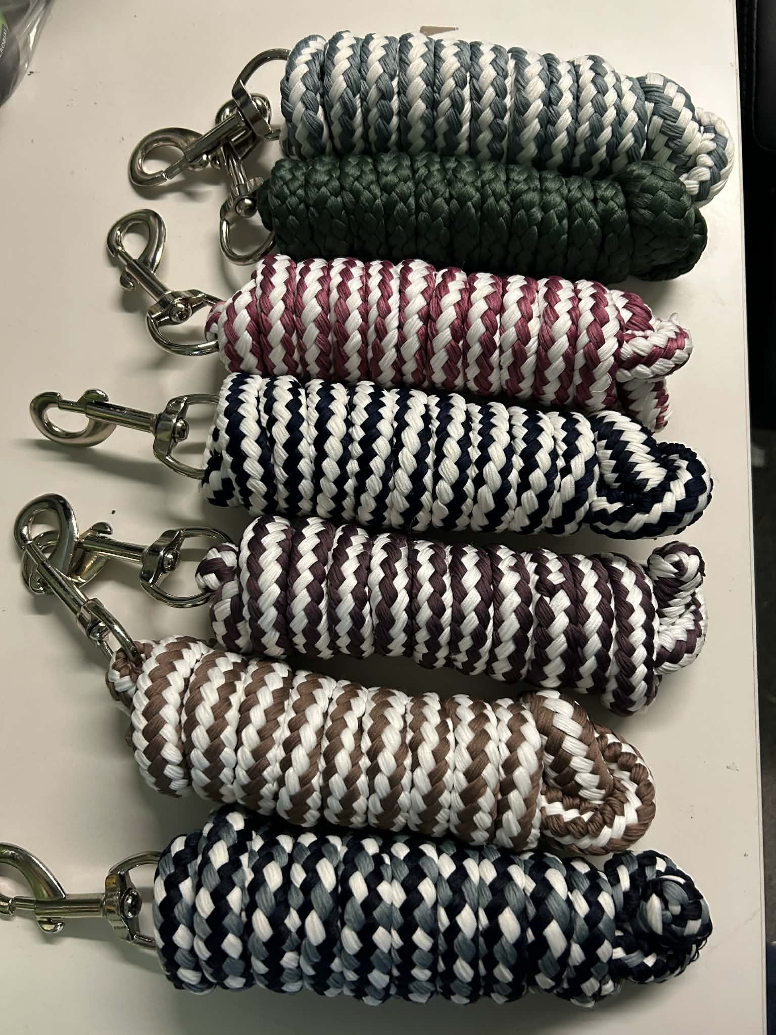 Luxe Lead ropes various colours