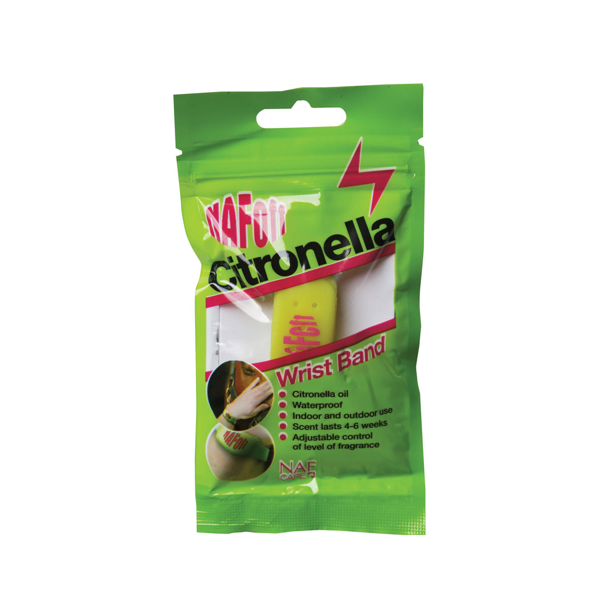 2 x NAF OFF Citronella Wrist Bands