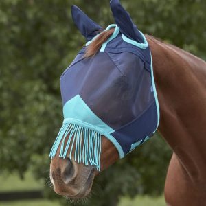 Weatherbeeta Comfitec Deluxe Fine Mesh Mask with Ears & Tassels