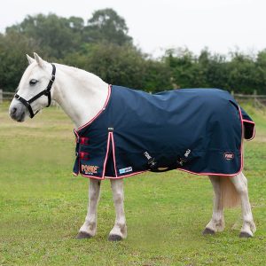 Gallop Ponie Duraproof 200g Turnout Navy Sizes 3'6 to 5'3