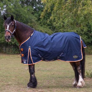 Gallop Trojan Duraproof 100g Turnout Navy Sizes 5'6 to 7'0