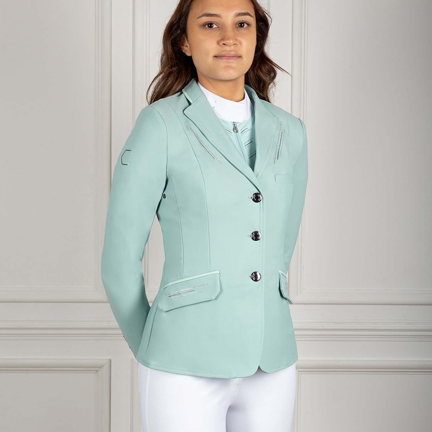 Coldstream Harthill Diamante Show Jacket Glacier Boulevard Size 6 to 16