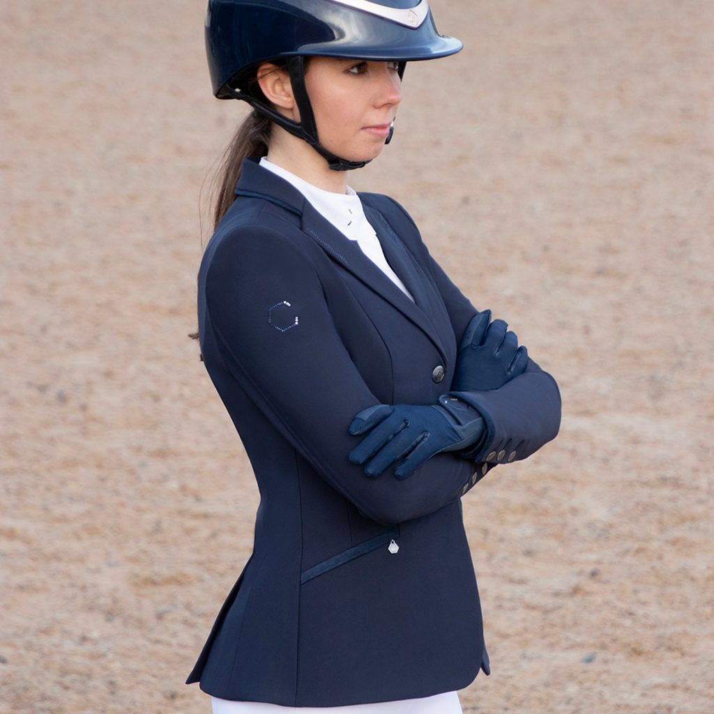 Coldstream Addinston Show Jacket Navy Size 6 to 16