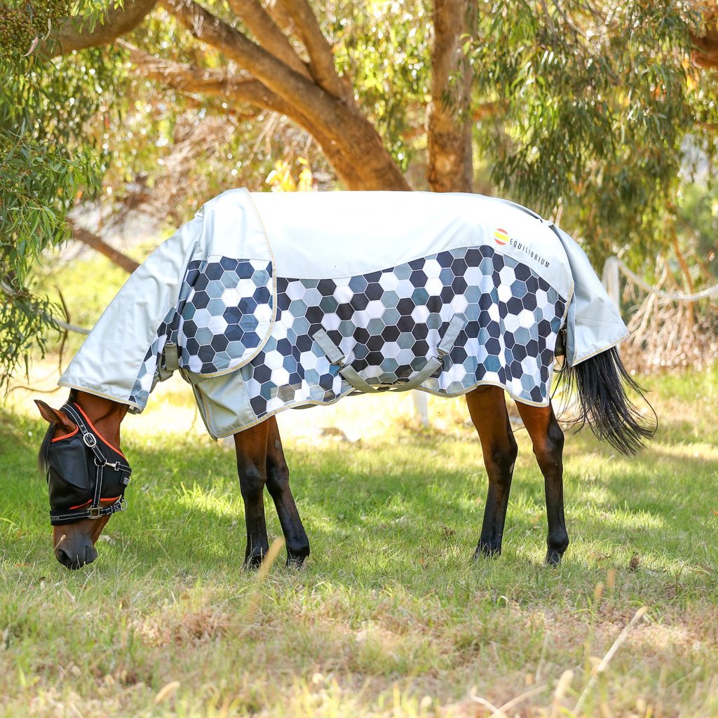 Equilibrium Field Relief Waterproof Fly Rug Grey Sizes 5'6 to 7'0