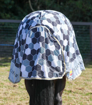 Equilibrium Field Relief Fly Rug Grey/White Sizes 5'6 to 7'0 - Image 4