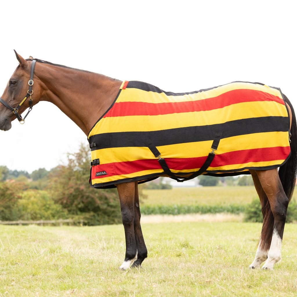 STORMX Empra Newmarket Fleece Rug Yellow/Red/Black