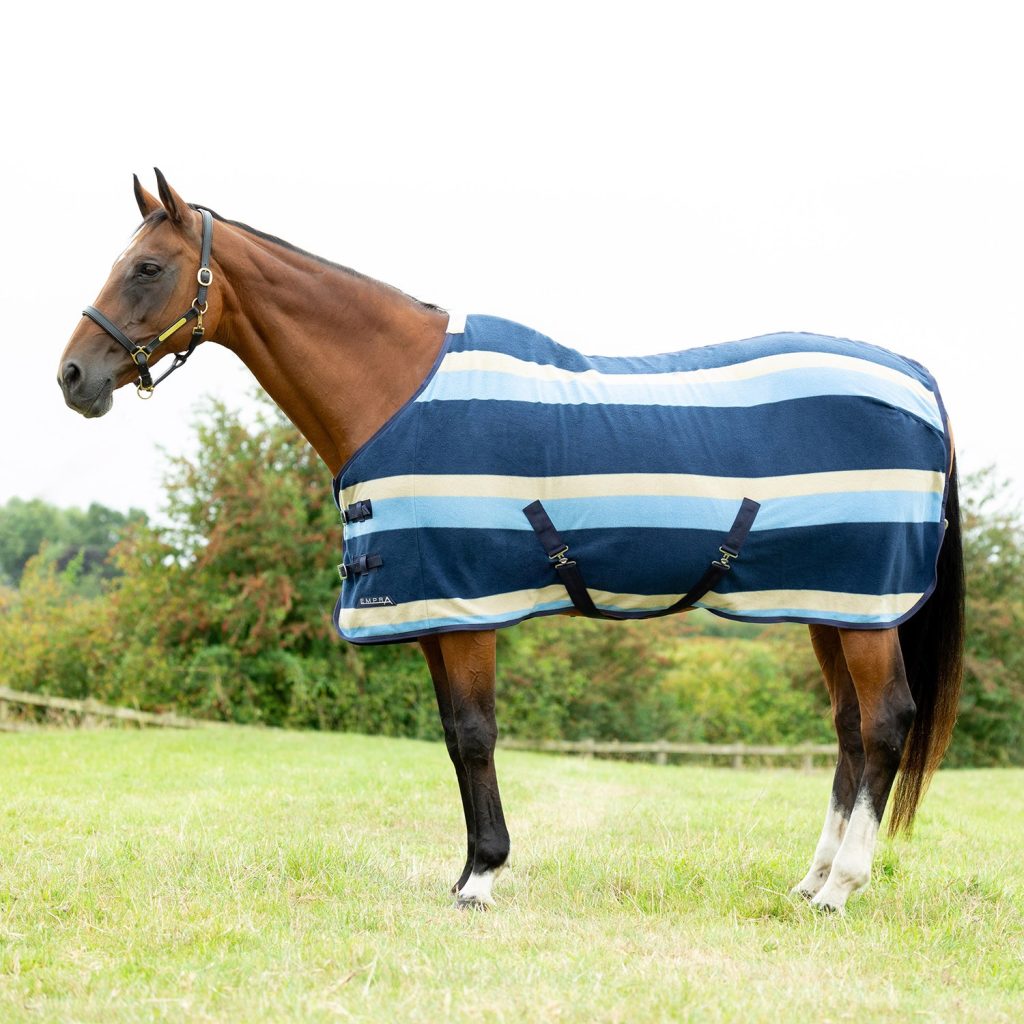 STORMX Empra Newmarket Fleece Rug Navy/Blue/Beige