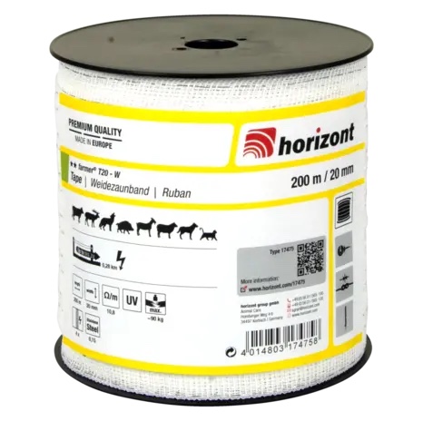 BUY Horizont Electric Fence Tape 20mm by 200m GET A FREE BLACK GATE HANDLE - Image 4