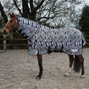 Whitaker R236 Marwell Fly Rug Zebra Sizes 4'3 to 7'0