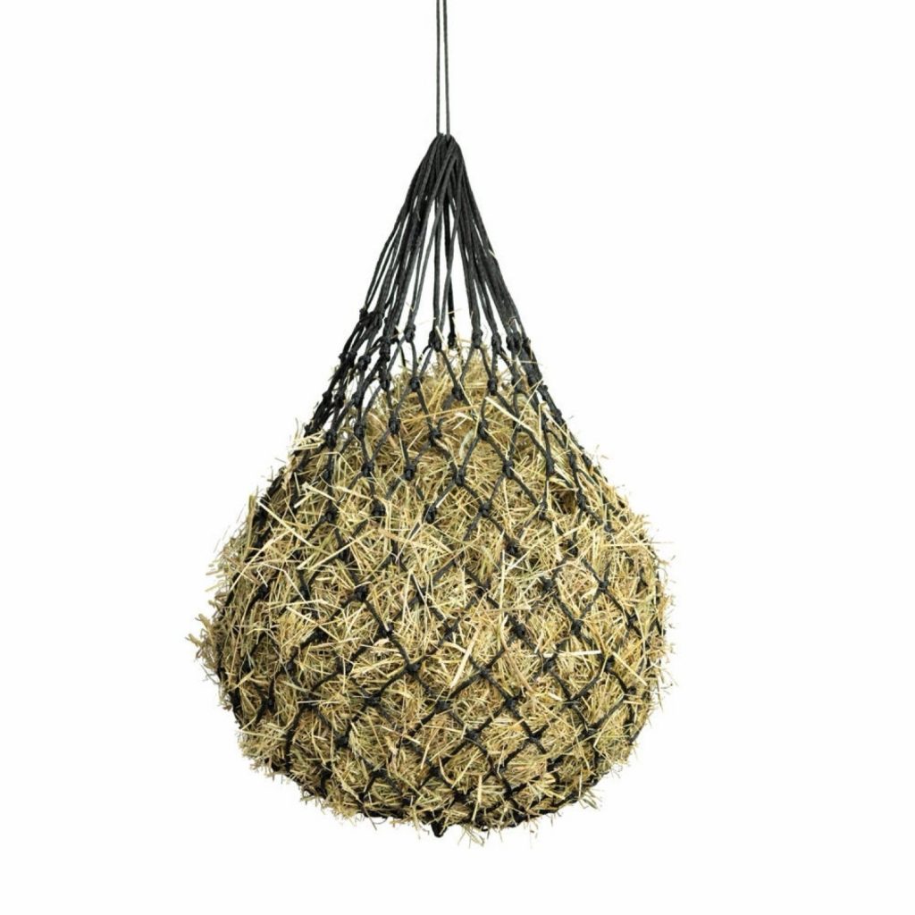 Slow Flow Mini Haynet by Hy Equestrian 4cm holes holds 2kg hay