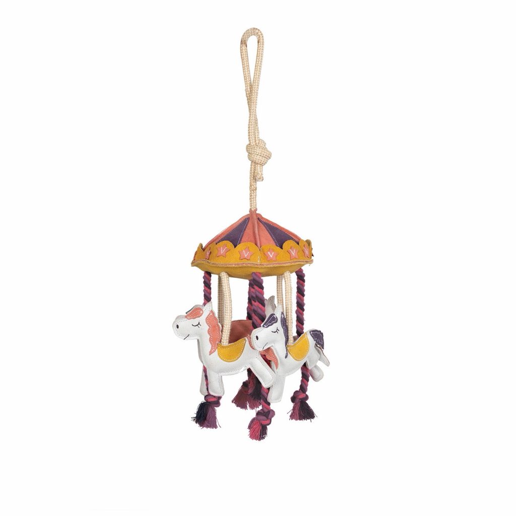 Hy Equestrian Stable Toy Merry Go Round