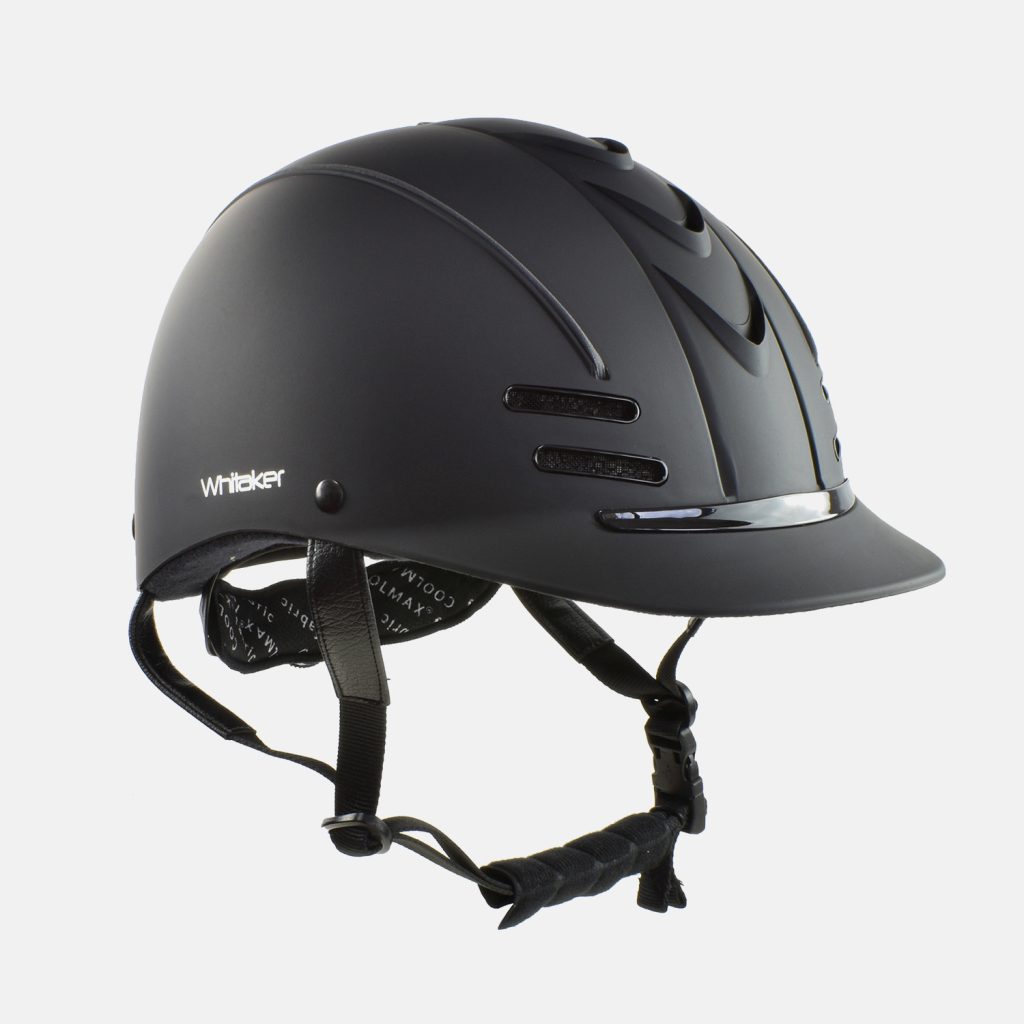 Whitaker RH072 Club Young Rider Helmet Black