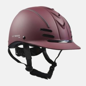 Whitaker RH072 Club Young Rider Helmet Burgundy